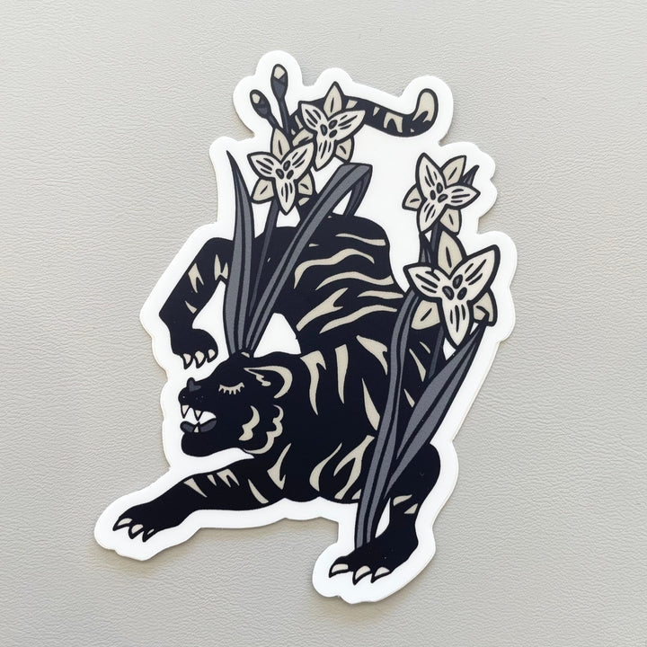 Vinyl Sticker Protective Tiger