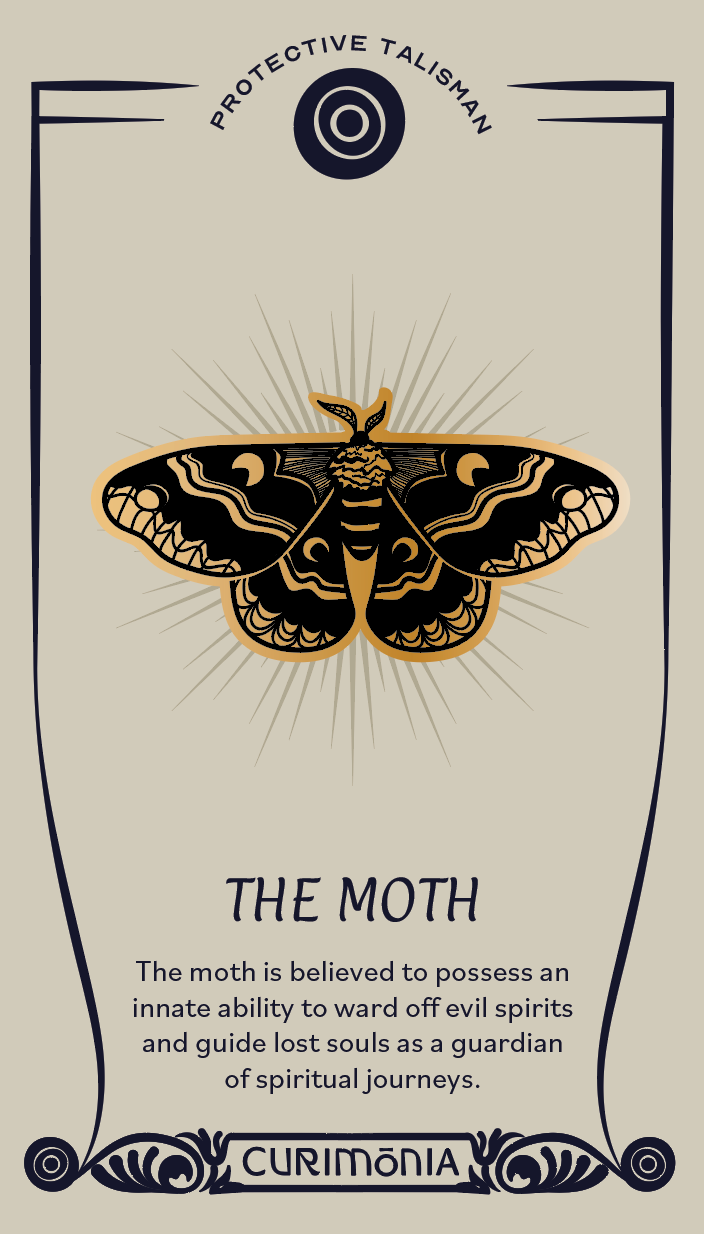 Protective Talisman Moth Enamel Pin