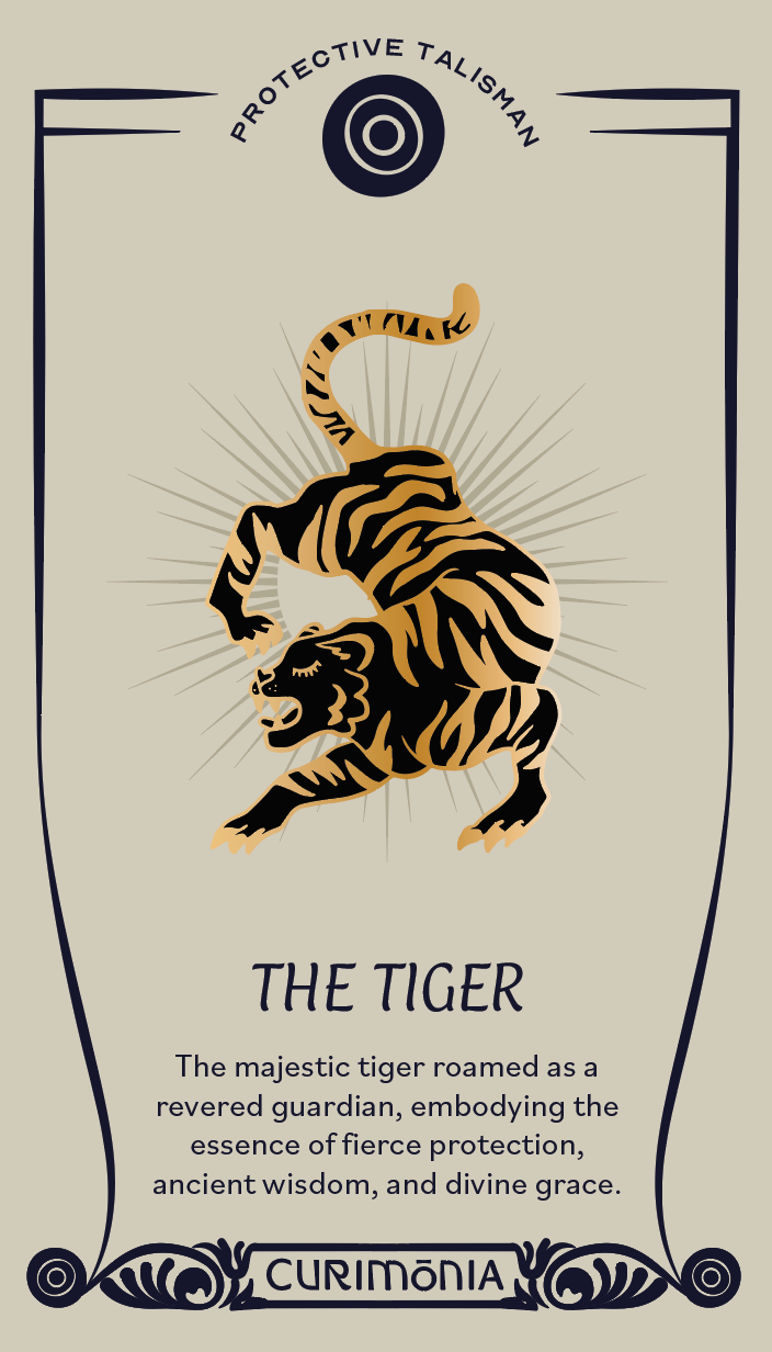 Protective Talisman Tiger Enamel Pin