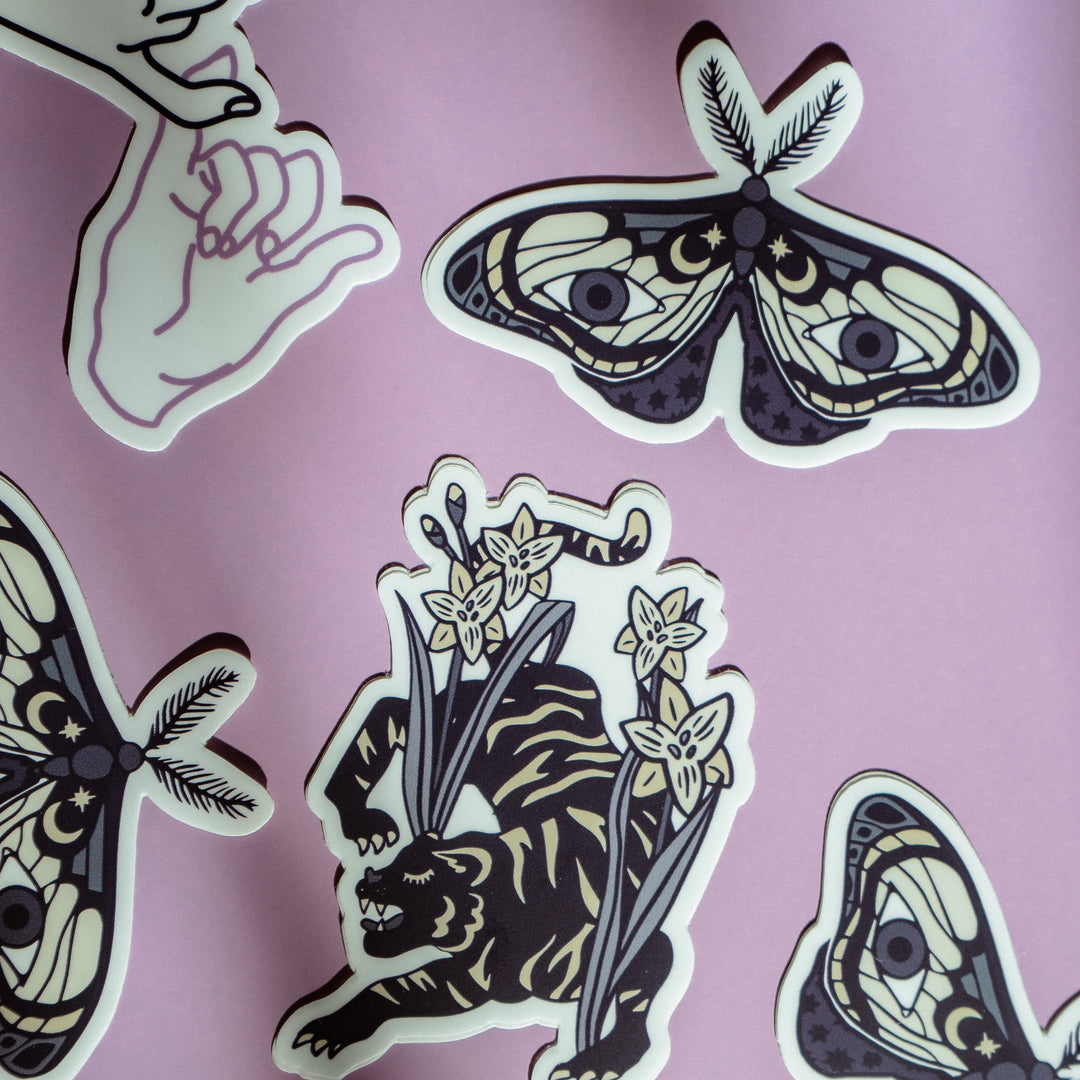 Vinyl Sticker Celestial Moth