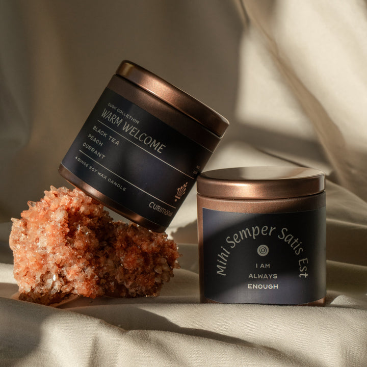 Dusk Collection Warm Welcome I am Always Enough Travel Candle